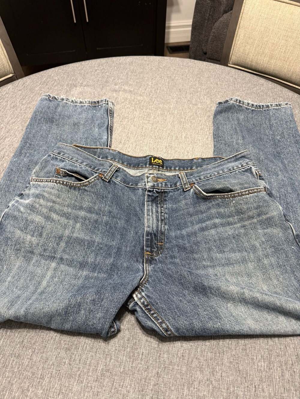 Lee Regular Fit Jeans Blue Denim